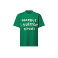 Embroidered Signature Green T-shirt