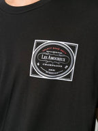 Les Amourex-print Black cotton T-shirt - Exclusive Wear