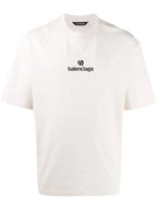 Sponsor Logo Medium fit White T-shirt