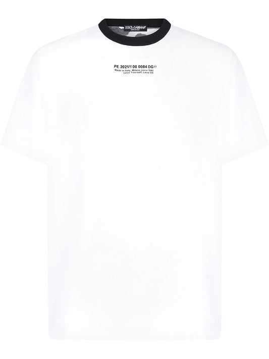 DG painted camouflage White T-shirt - Styledistrict