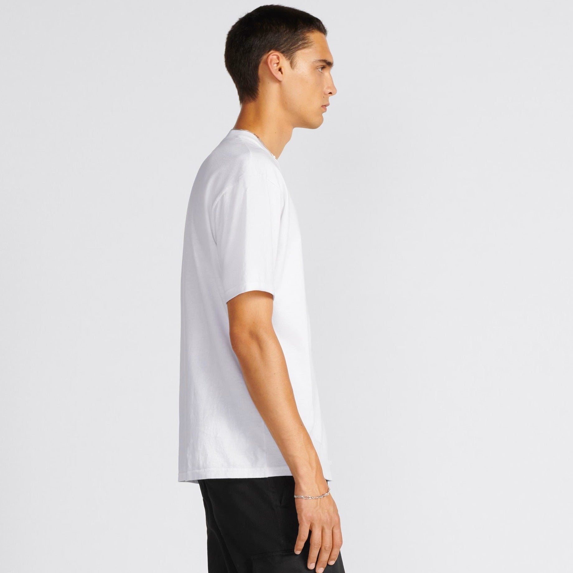 MULTI SIGNATURE RELAXED FIT WHITE T-SHIRT