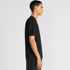 MULTI SIGNATURE RELAXED FIT BLACK T-SHIRT