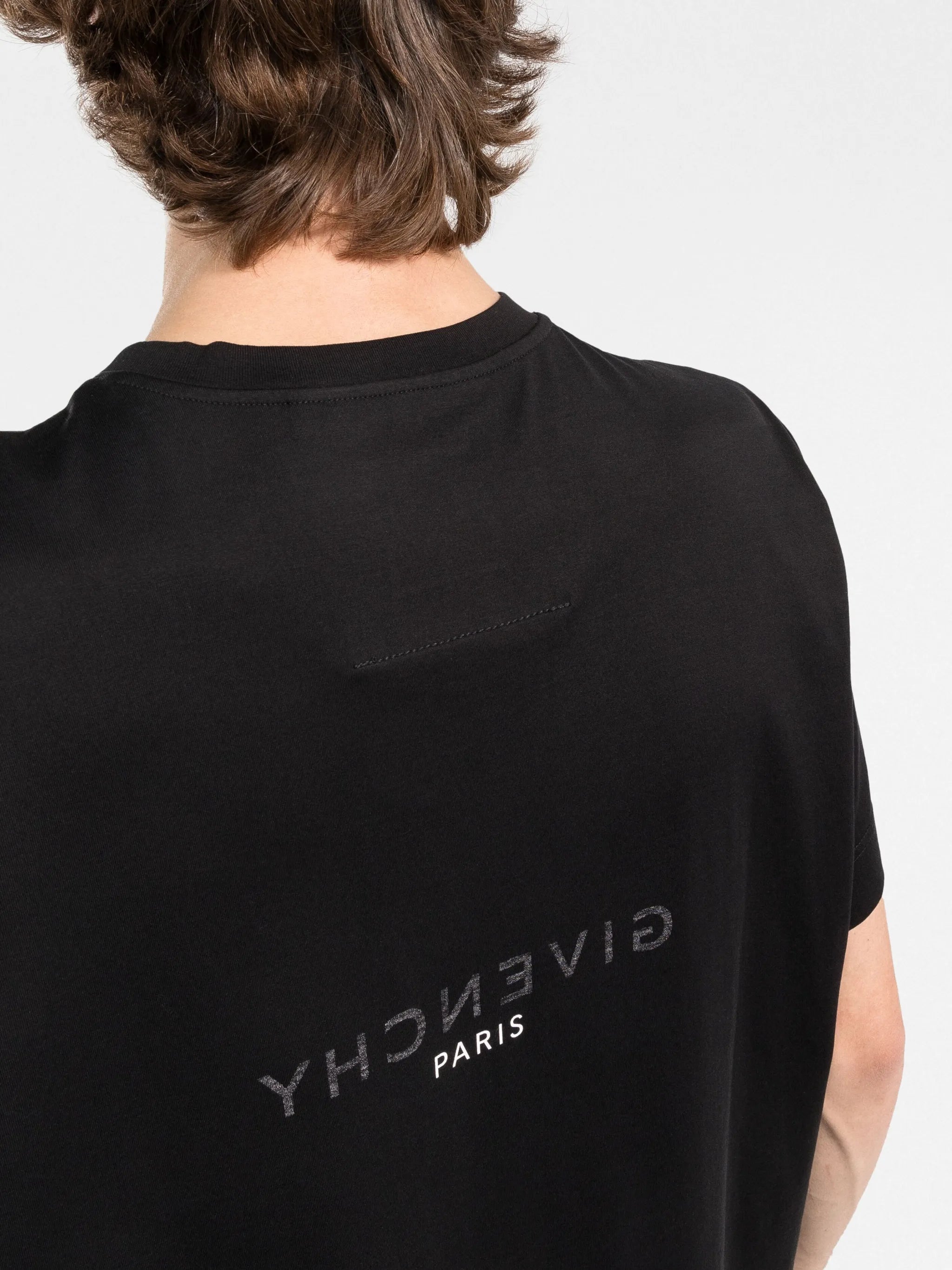 Reverse Oversized Black T-shirt