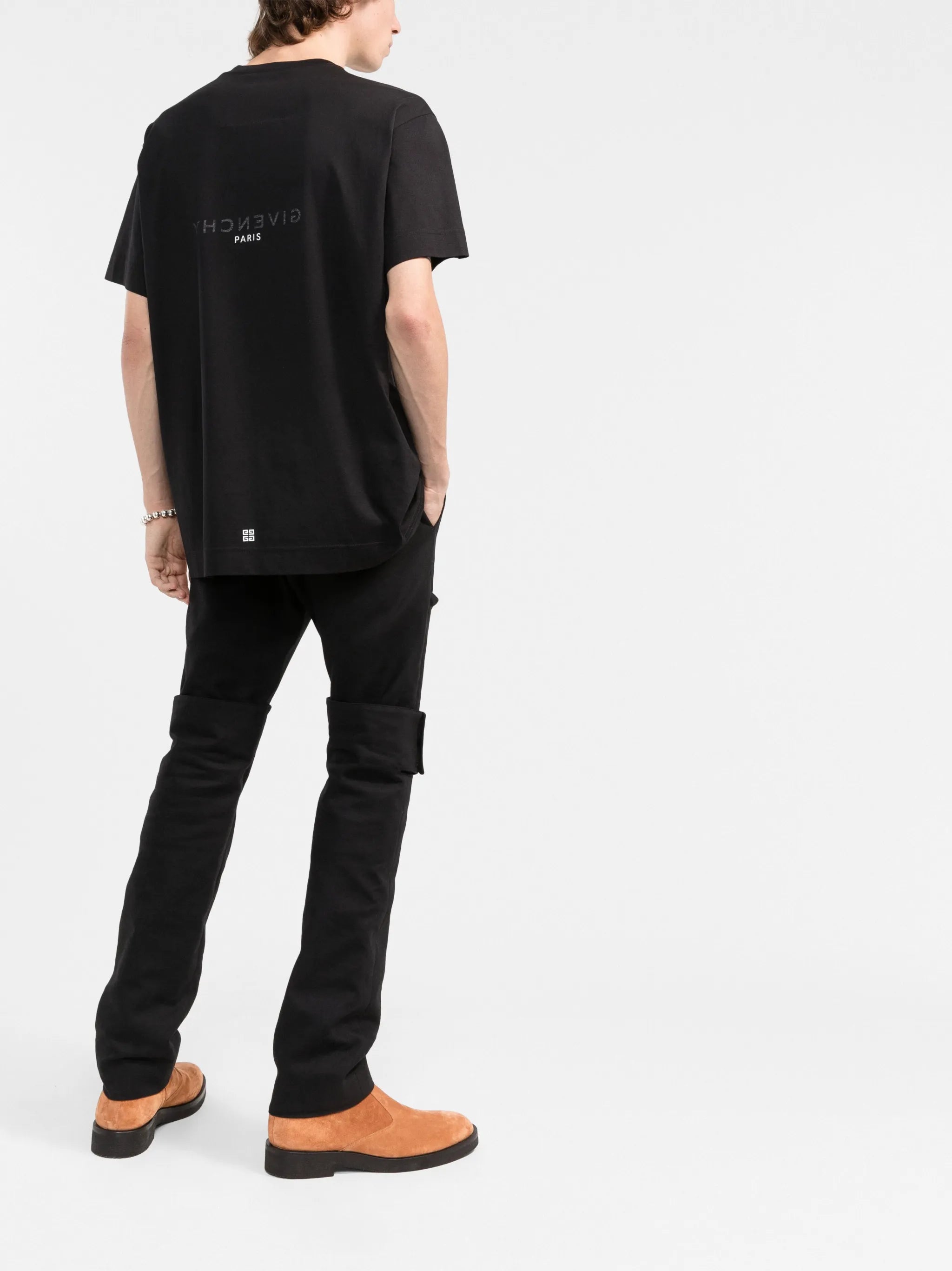 Reverse Oversized Black T-shirt