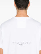 Reverse Oversized White T-shirt