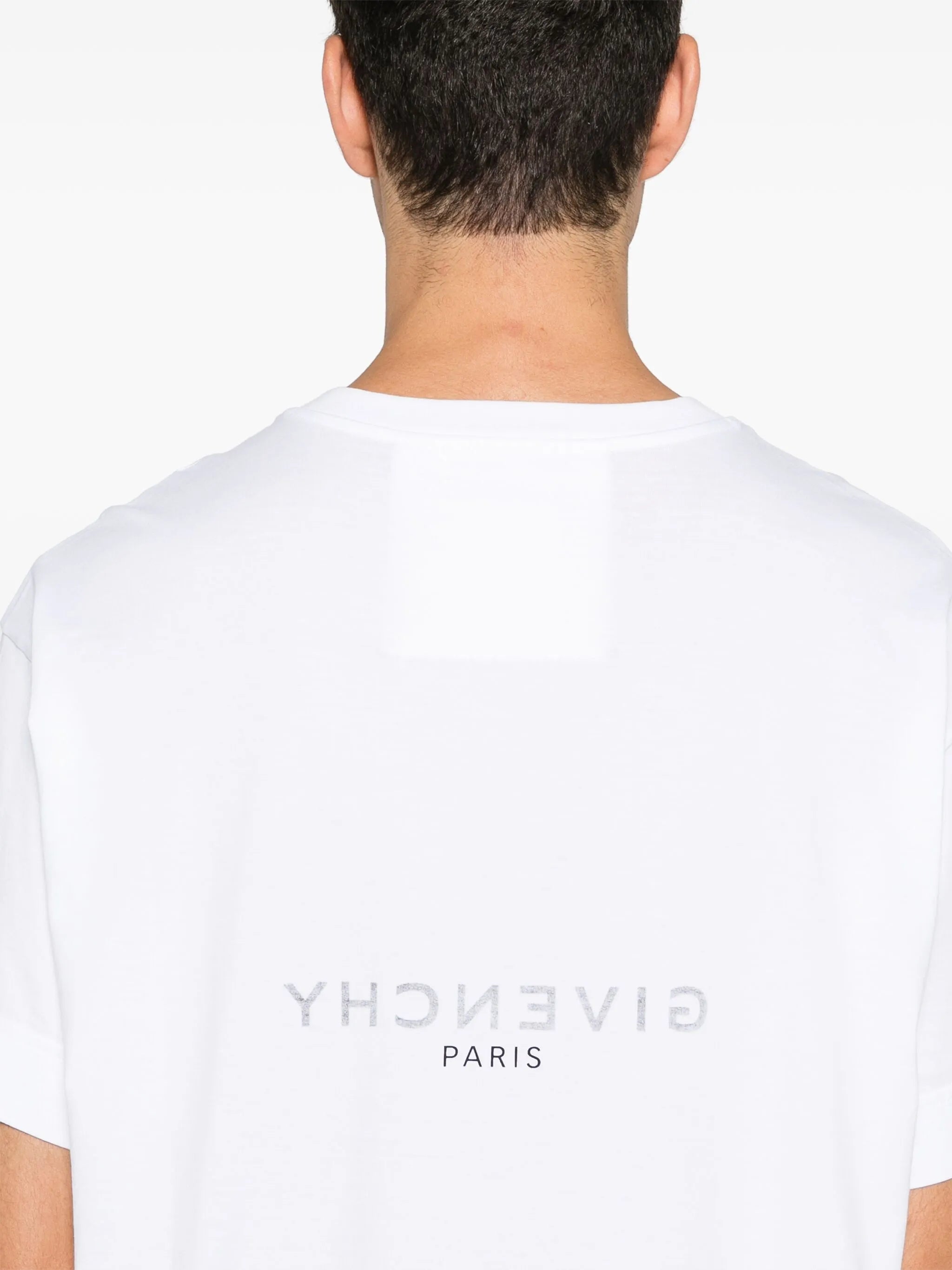 Reverse Oversized White T-shirt