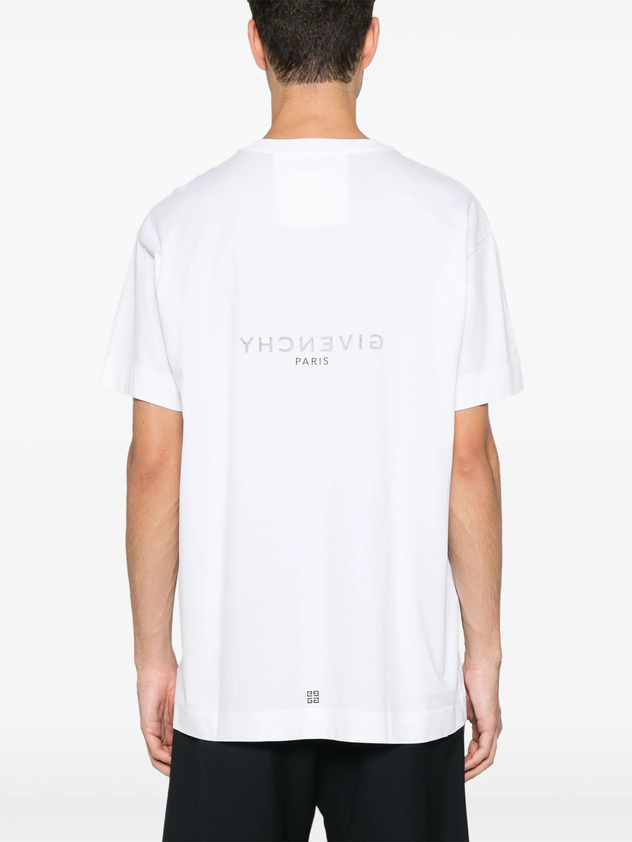 Reverse Oversized White T-shirt