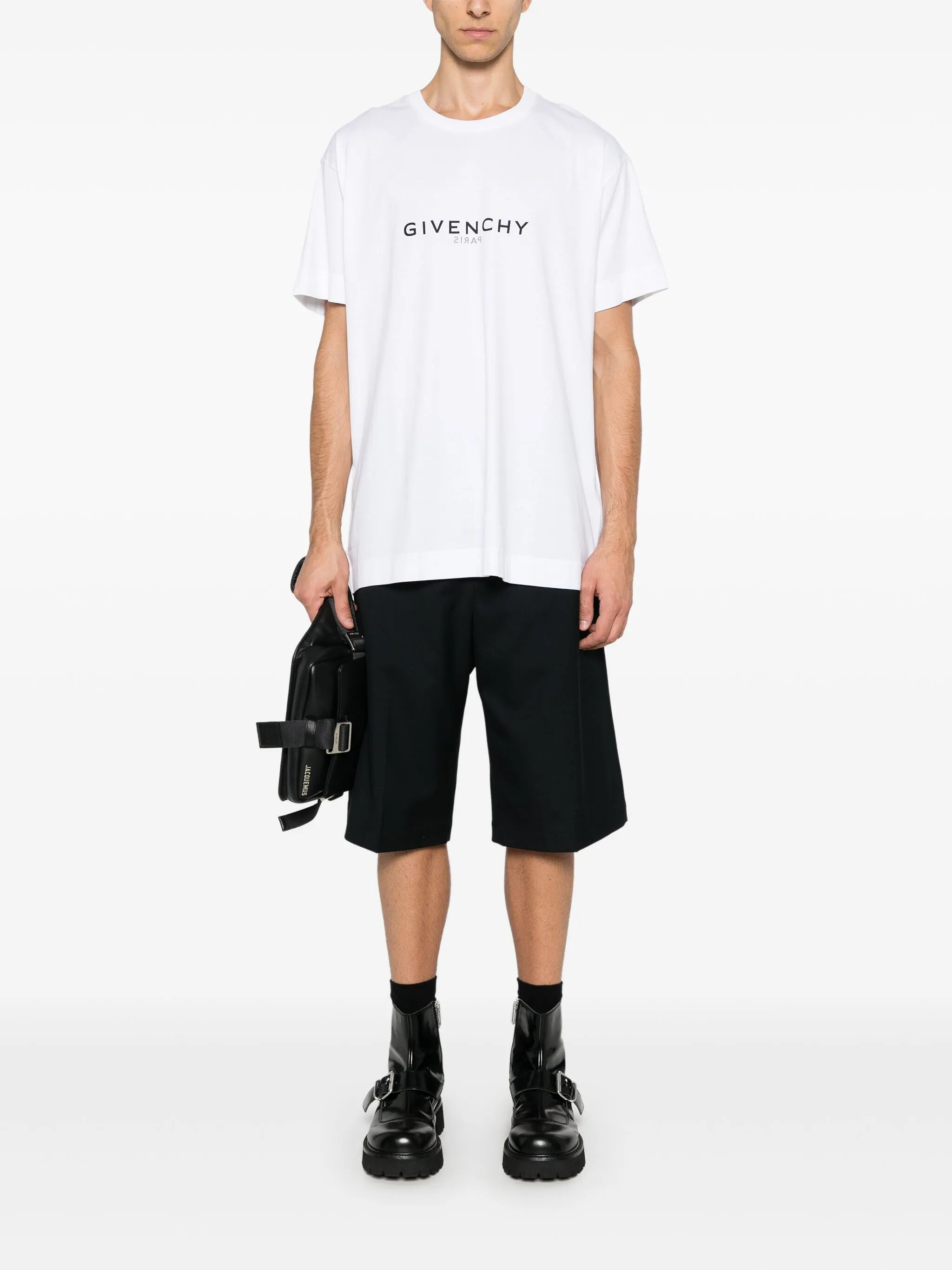 Reverse Oversized White T-shirt