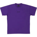 Purple Logo Embroidered T-shirt