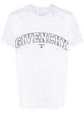 GVCH White College embroidery t-shirt - Styledistrict