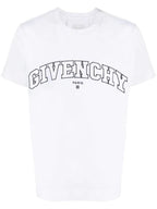 GVCH White College embroidery t-shirt - Styledistrict