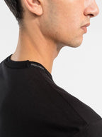 DG Logo Patch Black Cotton T-shirt - Exclusive Wear