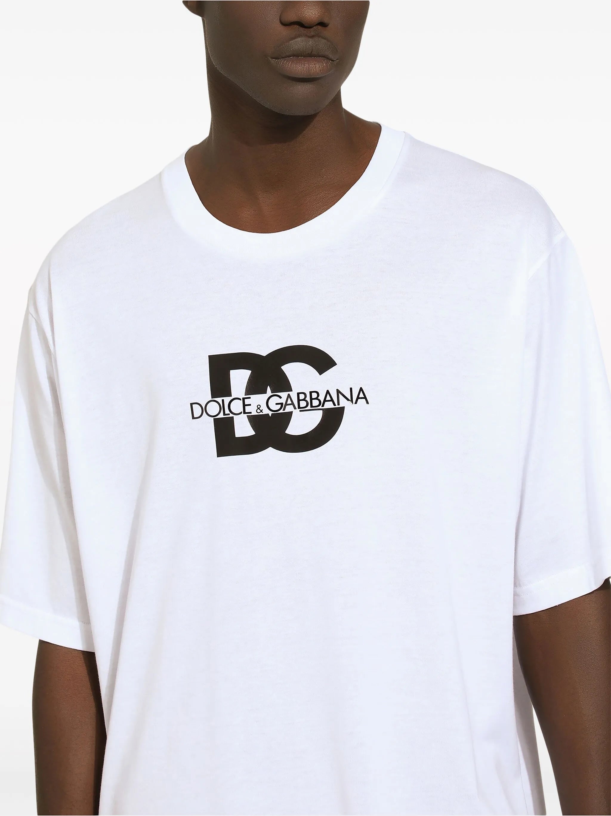 Logo-print Cotton White Oversized T-shirt