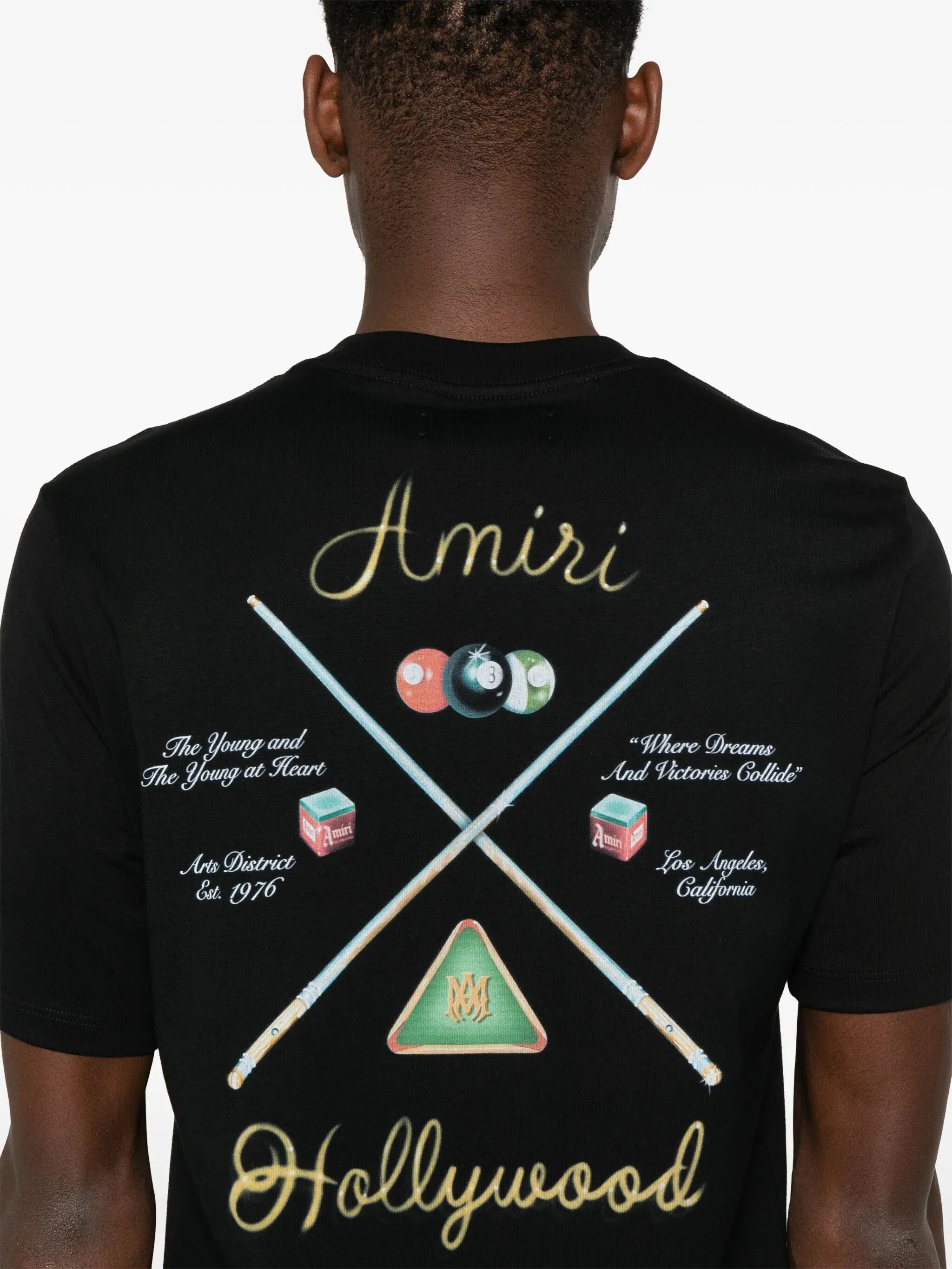 Pool Cue Black T-shirt
