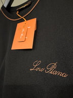 Black Knitwear T-shirt