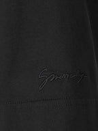 4G logo-embroidery Black T-shirt