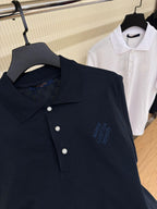 LV Damier Signature White Polo Shirt