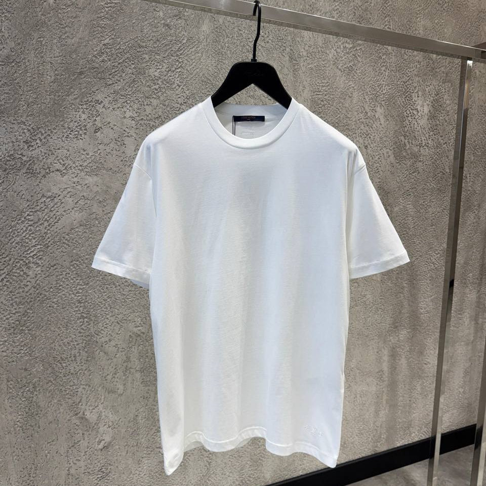 Silk Blend White T-shirt
