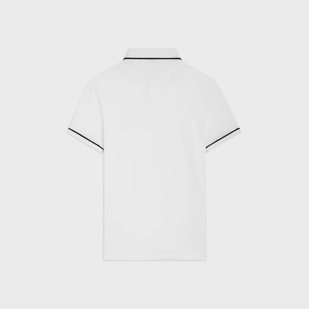 CLASSIC WHITE POLO SHIRT IN COTTON JERSEY