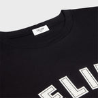 Black Cotton Jersey Loose Fit T-shirt
