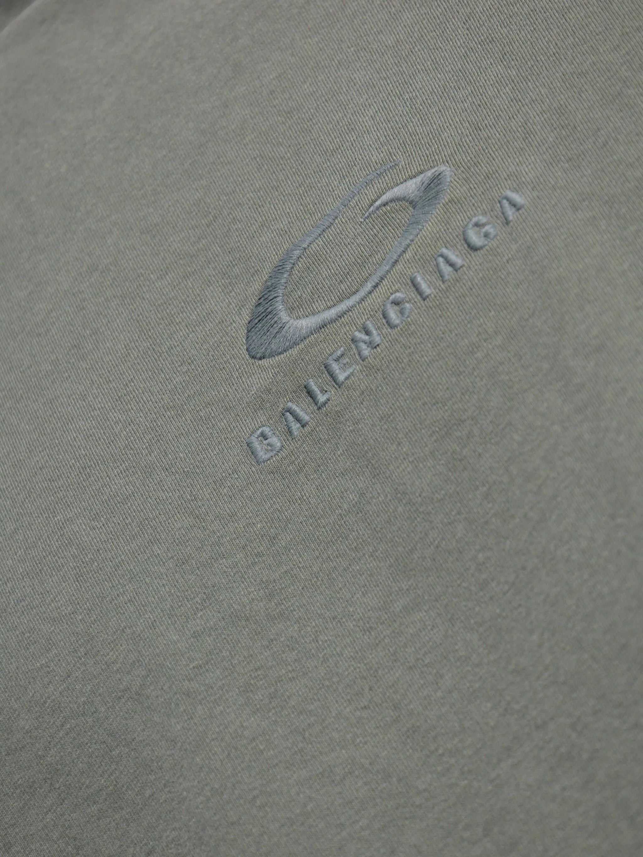 LOOP SPORTS ICON GREY FADED OVERSIZE T-SHIRT