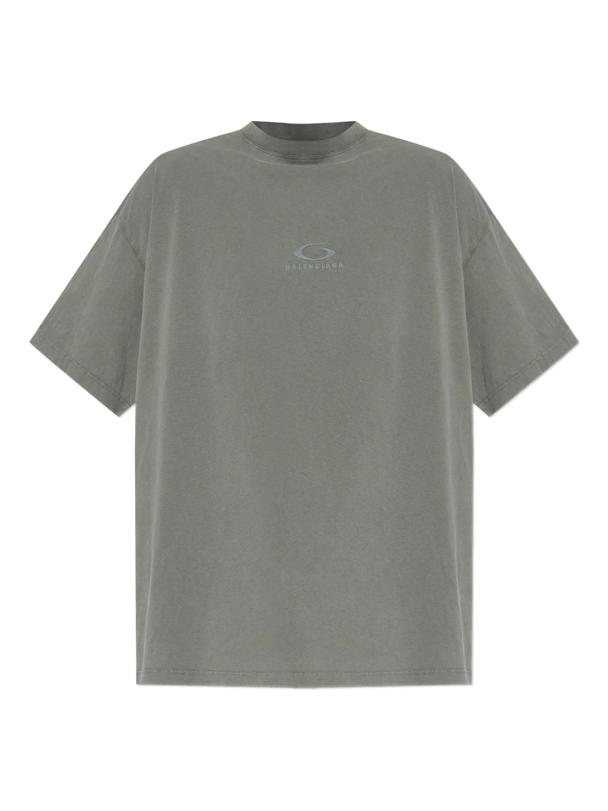 LOOP SPORTS ICON GREY FADED OVERSIZE T-SHIRT