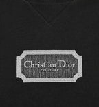 Couture Relaxed Fit Black T-shirt with Embroidery