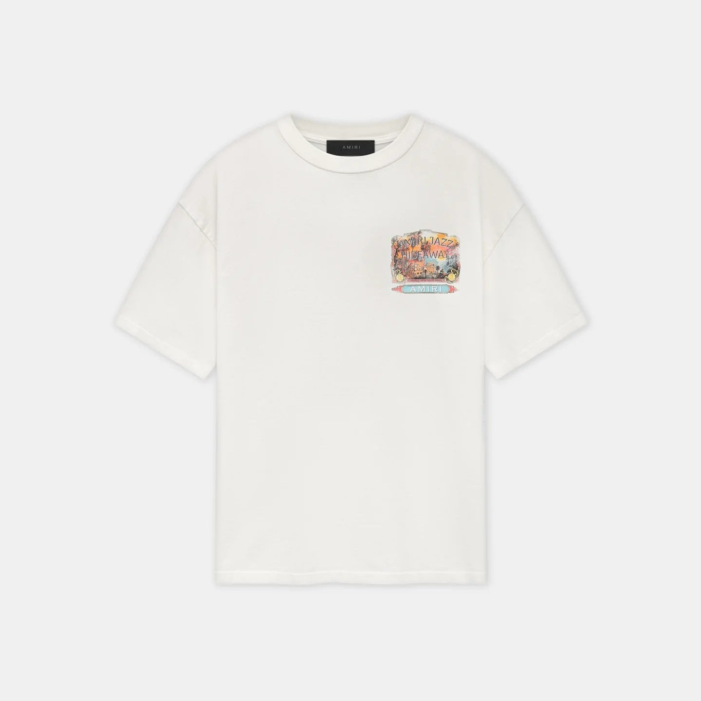 JAZZ HIDEAWAY IVORY COTTON T-SHIRT