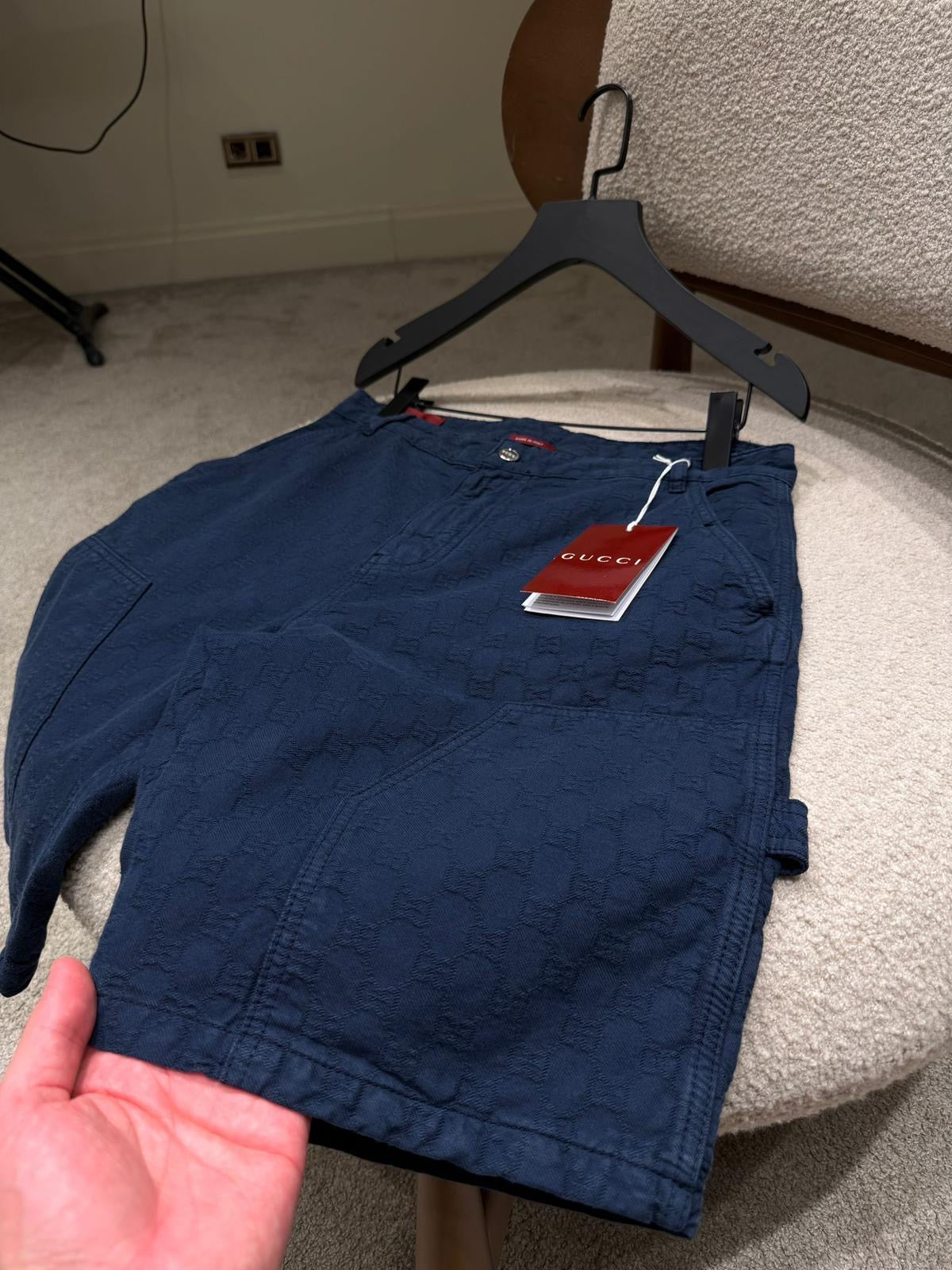 Dark Blue Set - Shirt and Shorts