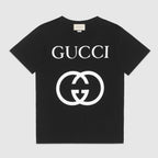 GG Interlocking Black T-shirt