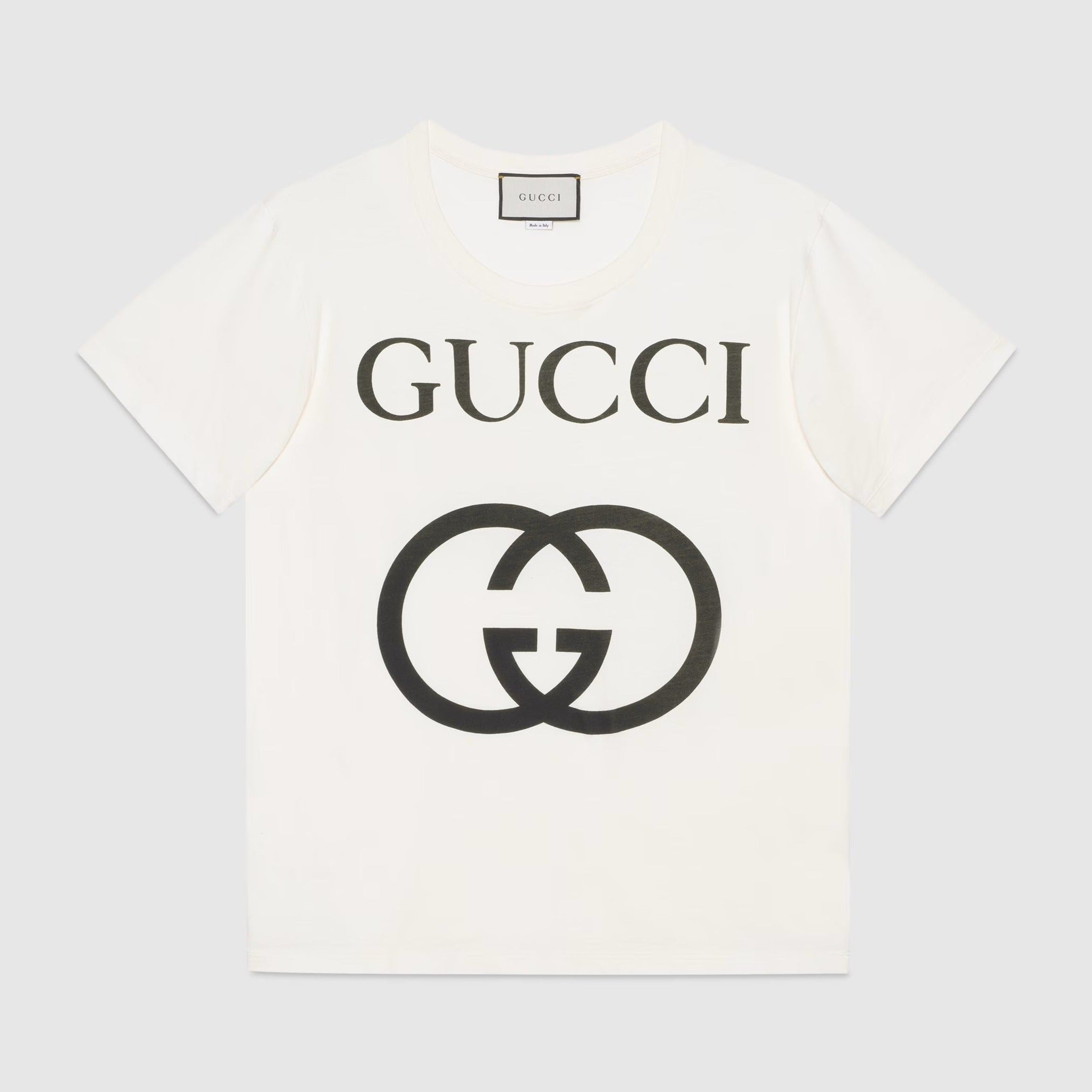 GG Interlocking White T-shirt