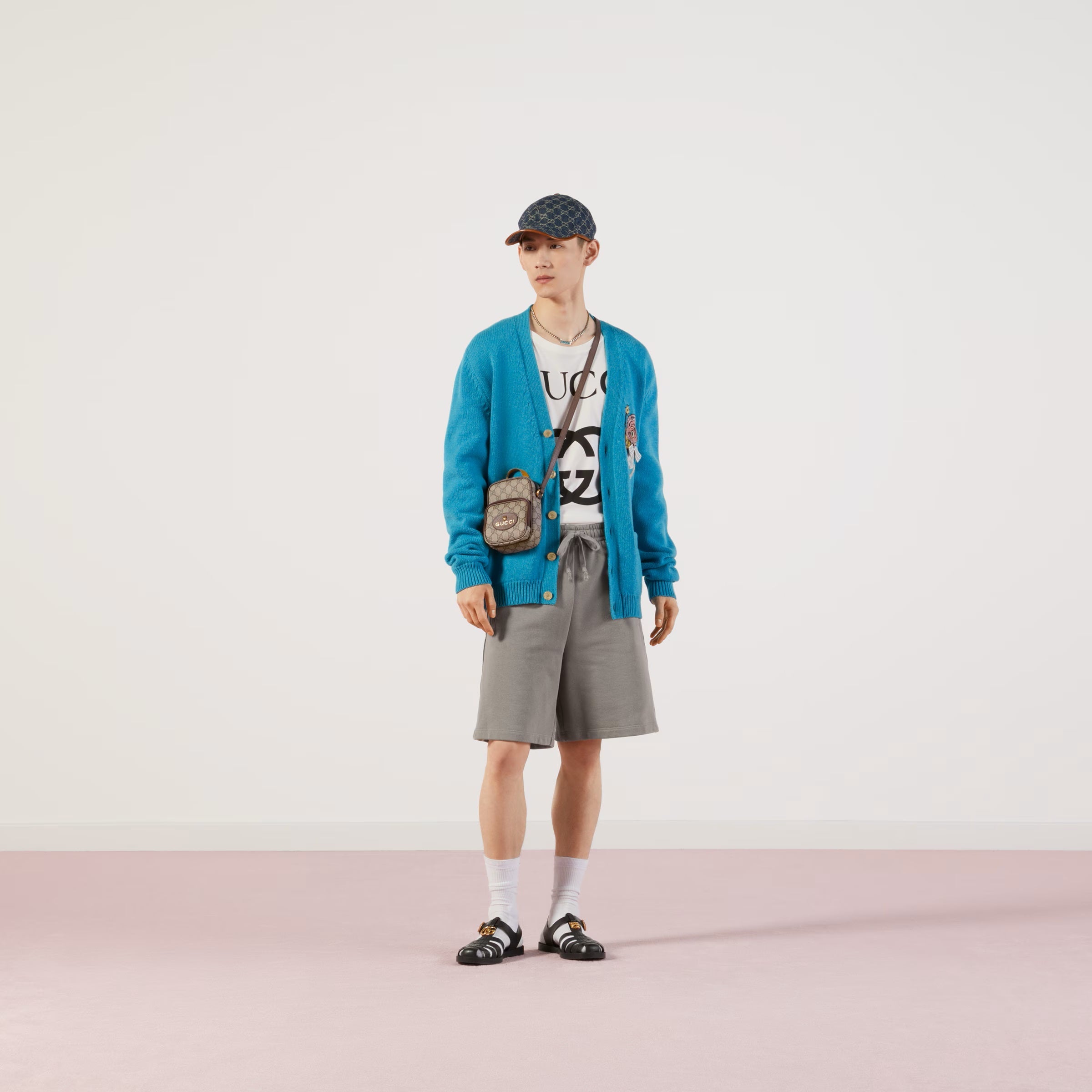 GG Interlocking White T-shirt