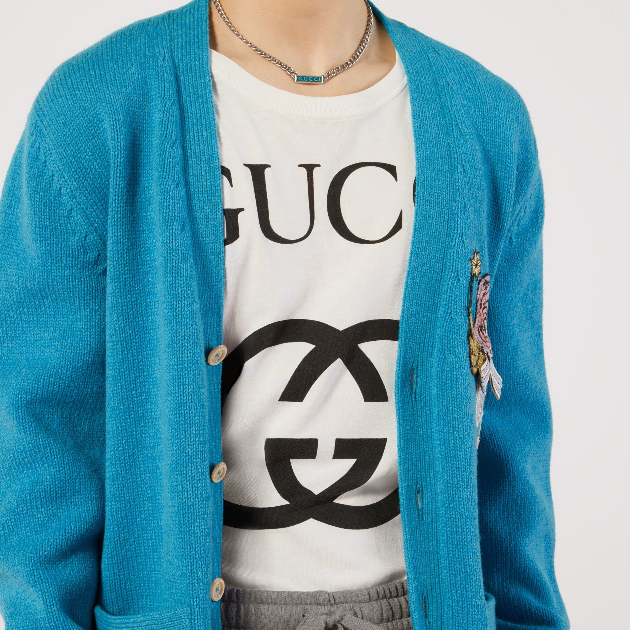 GG Interlocking White T-shirt