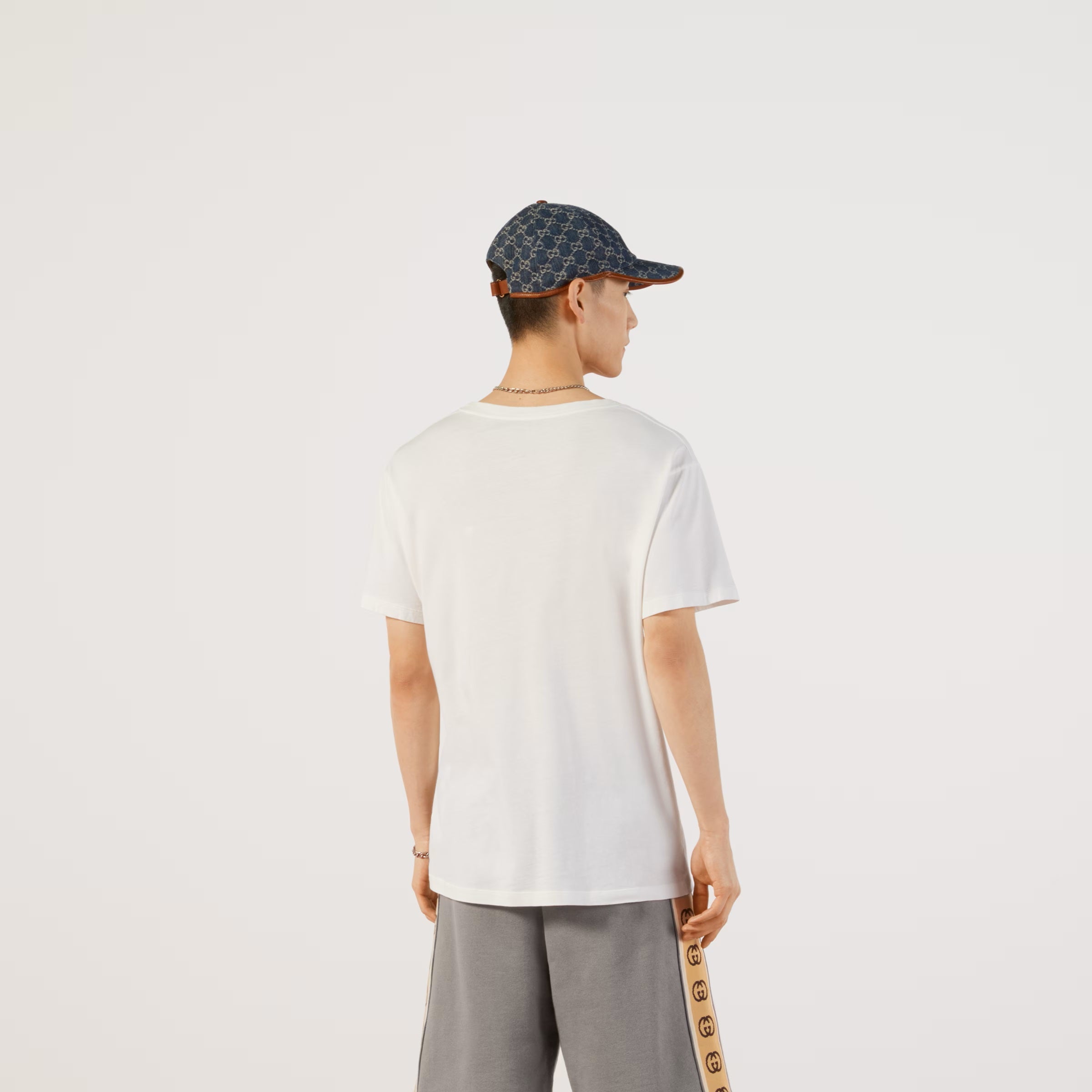 GG Interlocking White T-shirt