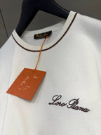 White Knitwear T-shirt