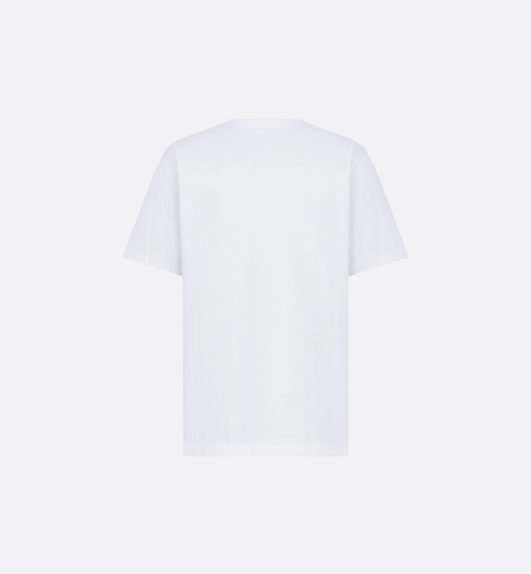 Charm Relaxed Fit White T-shirt