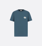 Charm Relaxed Fit Blue T-shirt