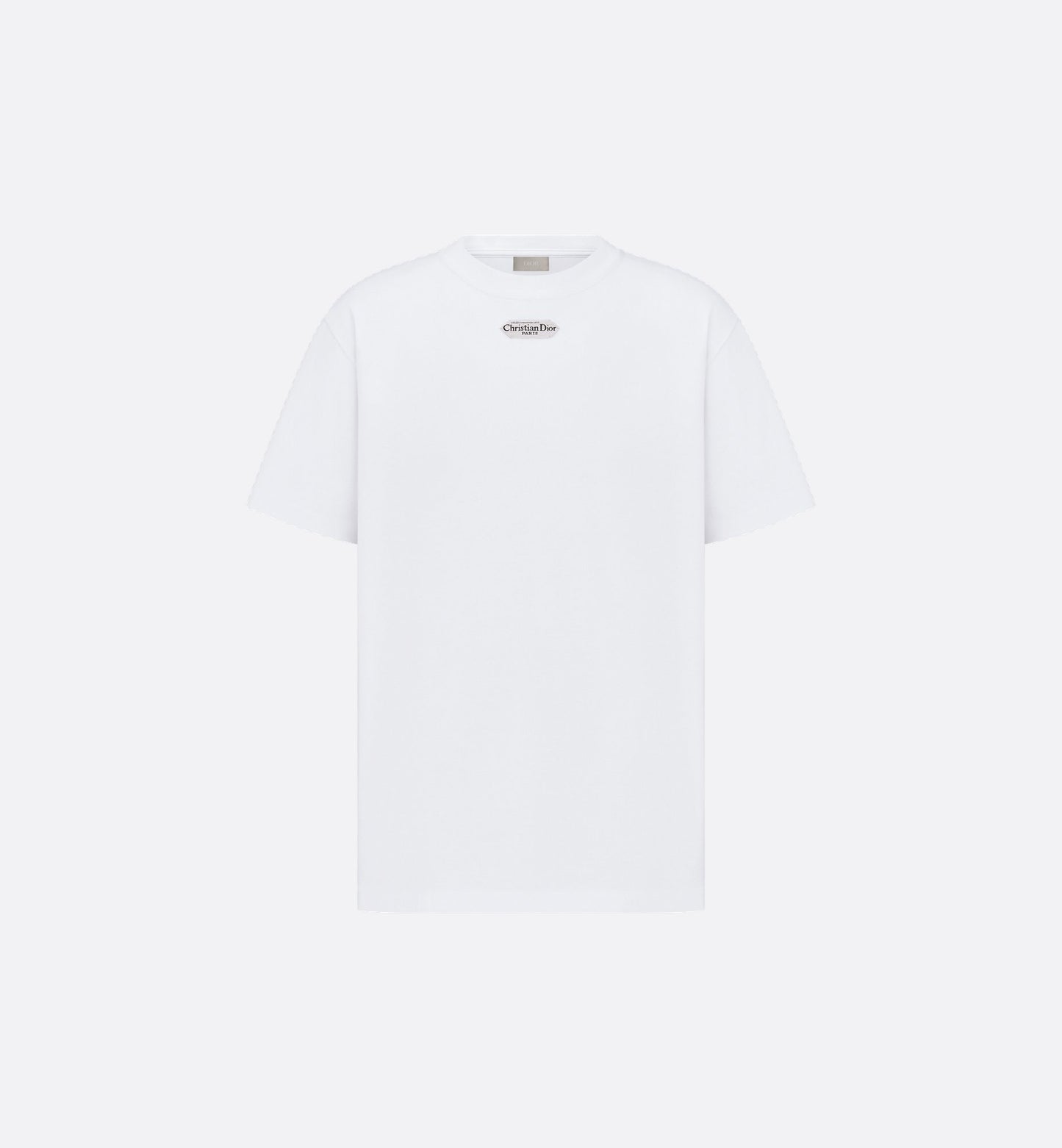 Relaxed Fit White T-shirt with Tag