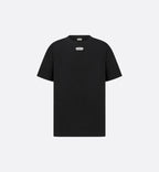 Relaxed Fit Black T-shirt with Tag