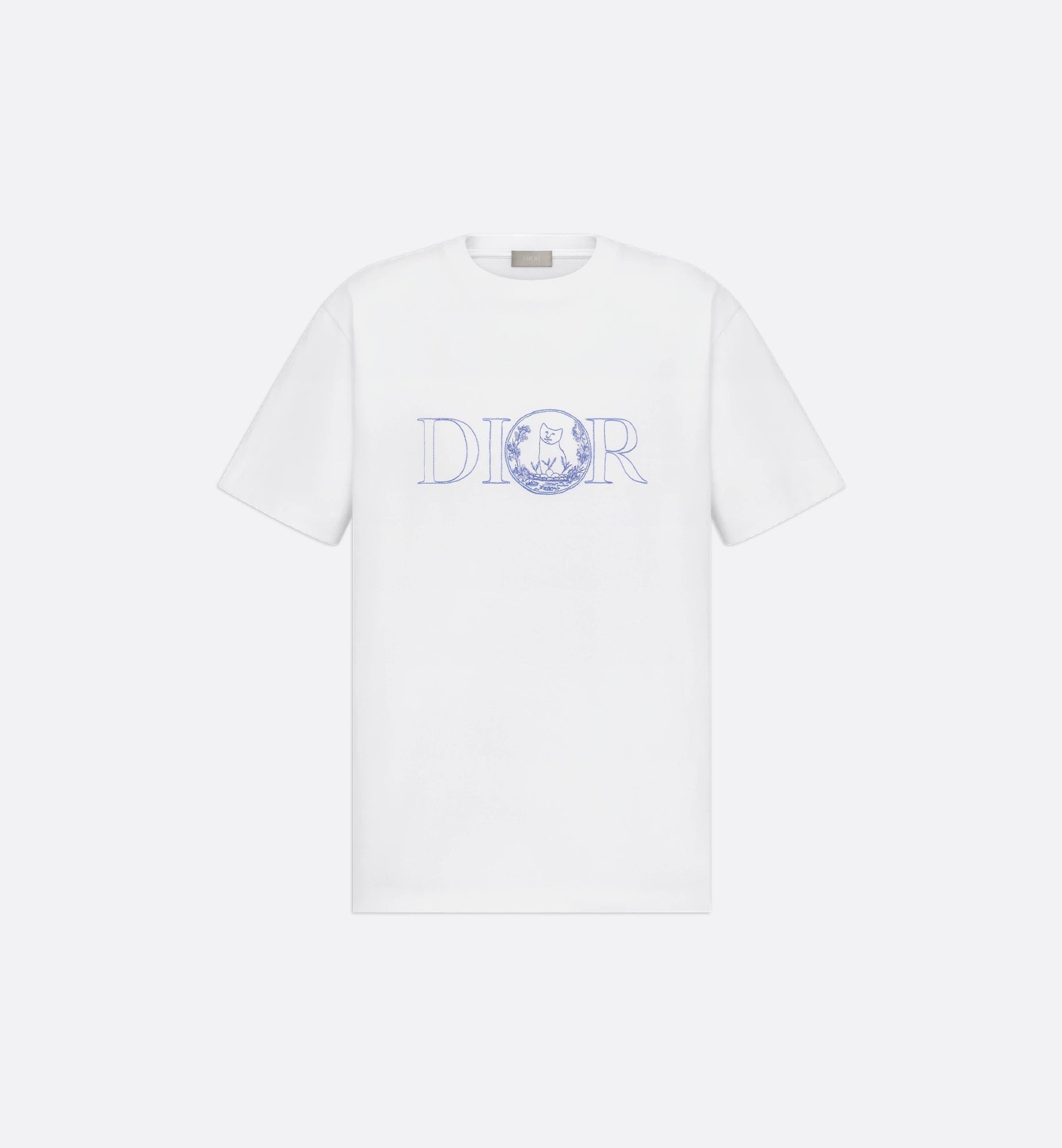 Hylton Nel Embroidered White T-shirt
