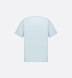 Hylton Nel Embroidered Blue T-shirt