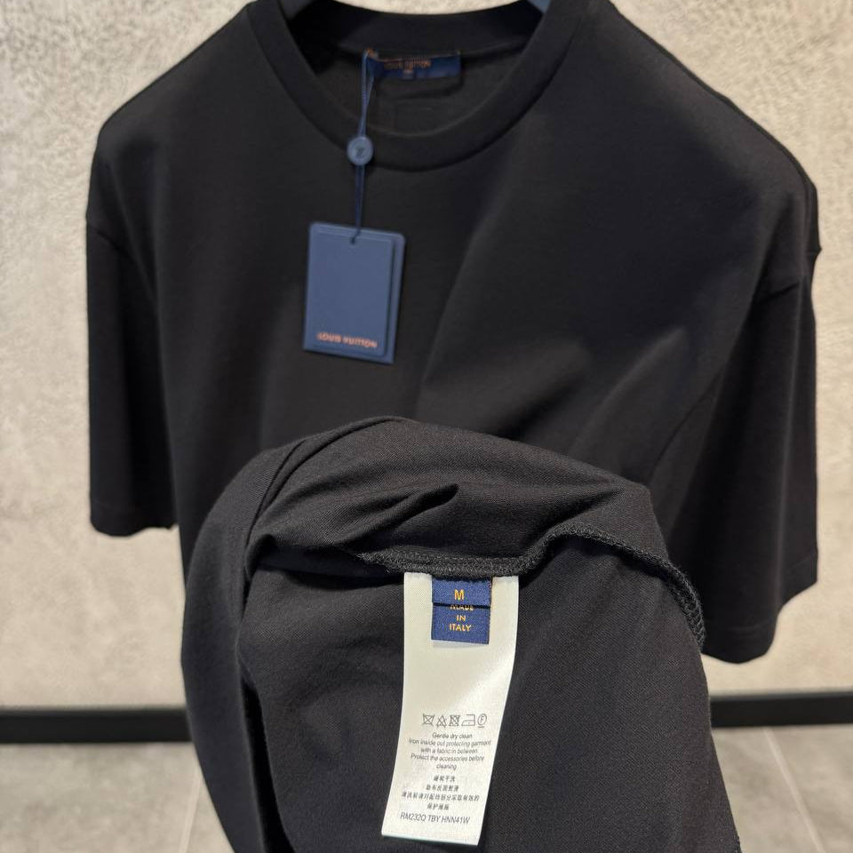 Silk Blend Black T-shirt