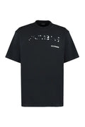Distressed Bleed Logo Black T-shirt