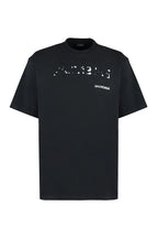Distressed Bleed Logo Black T-shirt