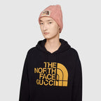 GUC x TheNrthFace Web print Black Cotton Sweatshirt - Styledistrict