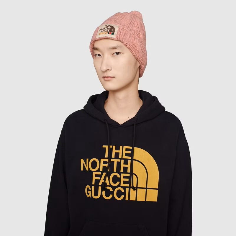 GUC x TheNrthFace Web print Black Cotton Sweatshirt - Styledistrict