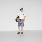 Printed Cotton Jersey White T-shirt