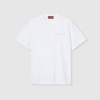 Printed Cotton Jersey White T-shirt