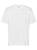 White Cotton Logo Patch T-shirt
