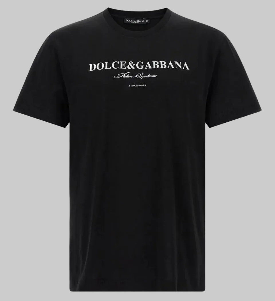 Italian Sportswear Black T-shirt